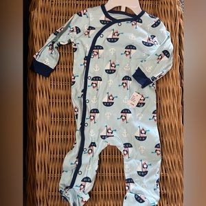 Calling Lil Pirates in NWT onesie w/footies Nautical Colors 3-6 mo